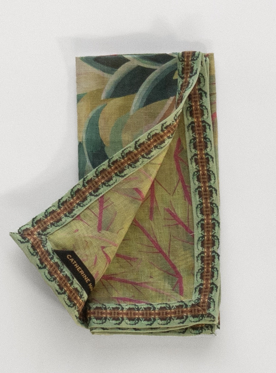 SET OF 4 FLAMINGO JADE NAPKINS