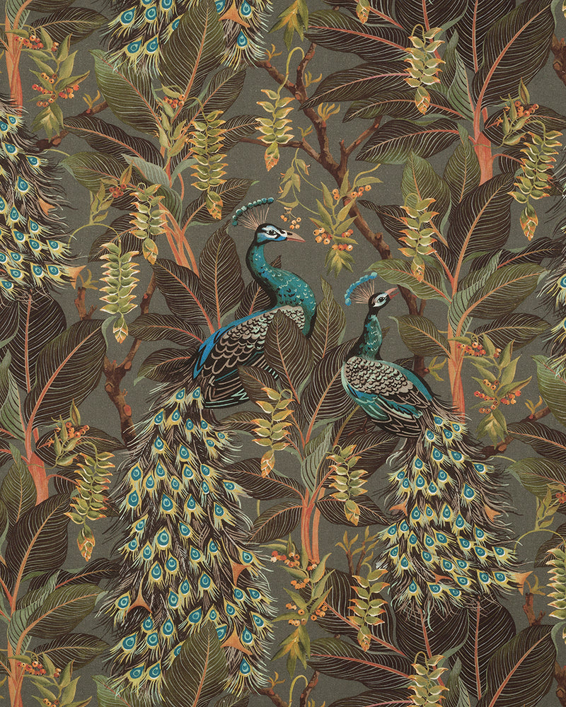 ROYAL PEACOCK FABRIC