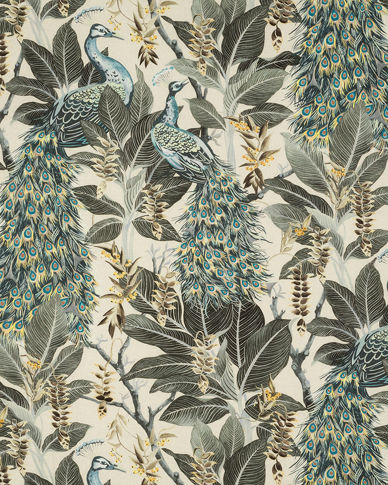 ROYAL PEACOCK FABRIC