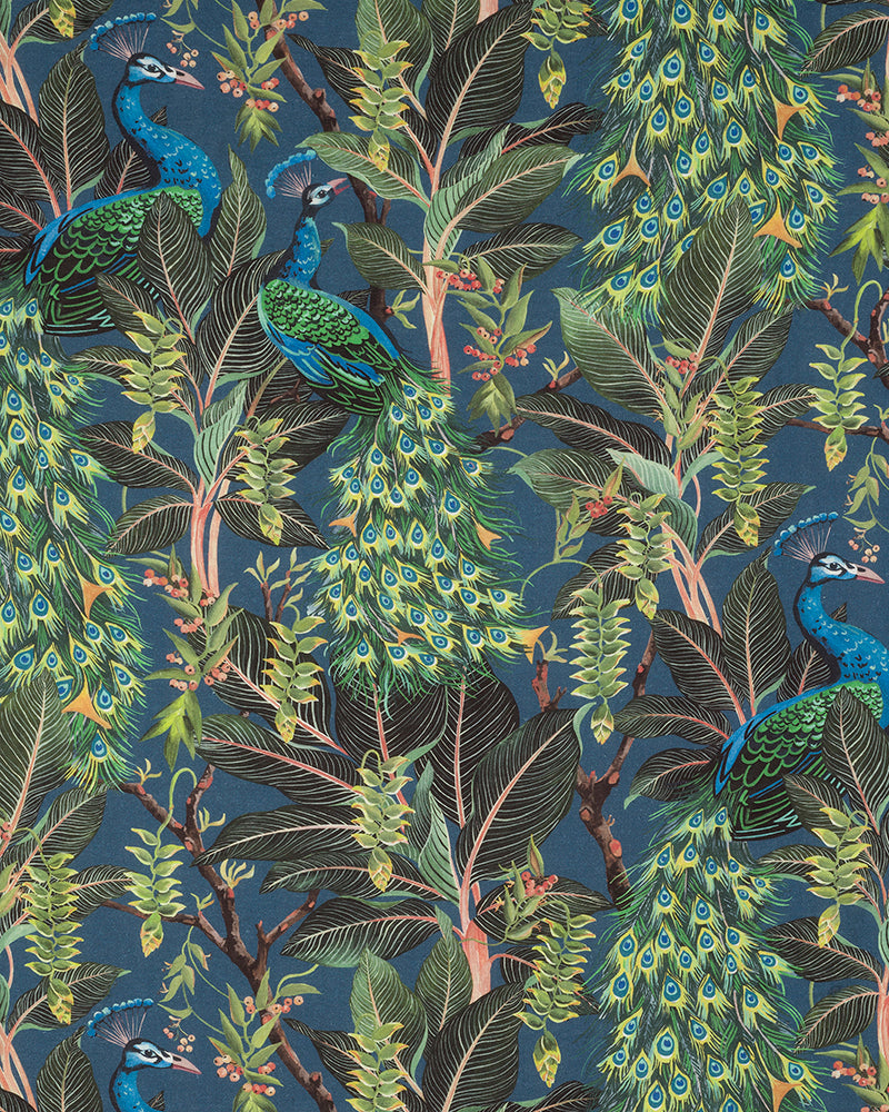 ROYAL PEACOCK FABRIC