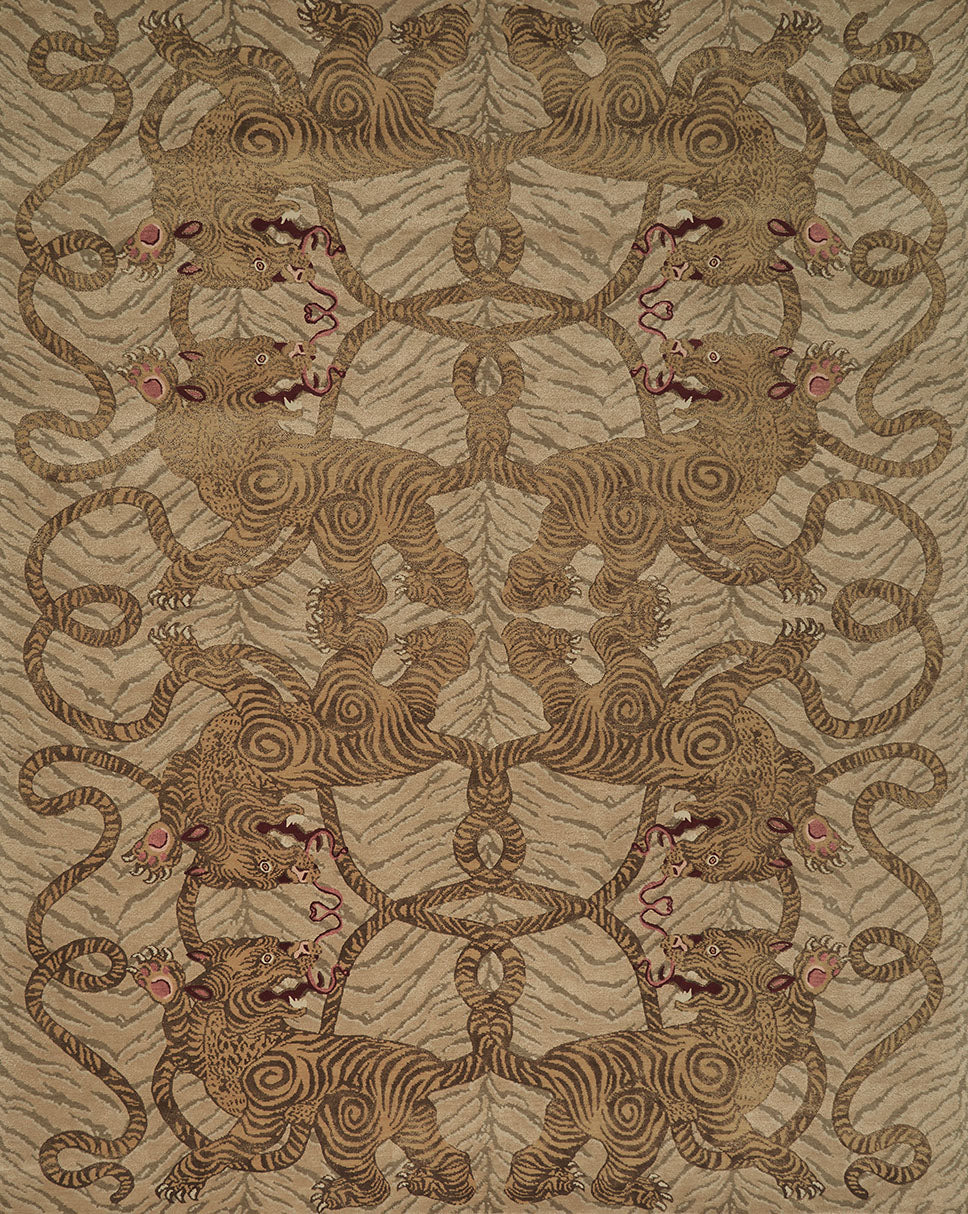 TIGER KNOT RUG CARAMEL